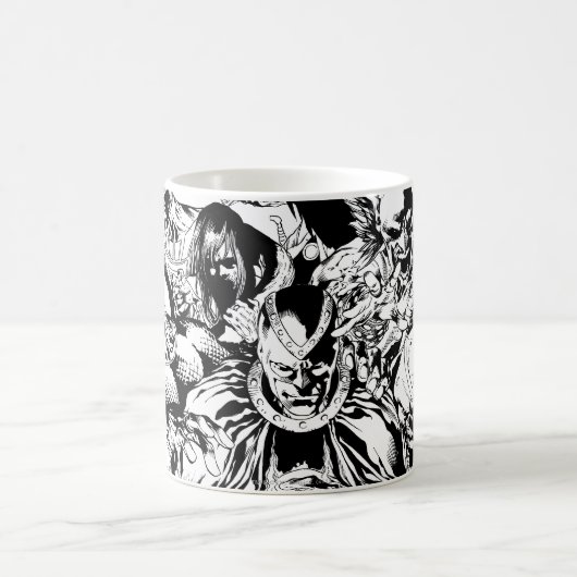 Mug Corps de Lanterne Noire - Noir et Blanc (Centre)