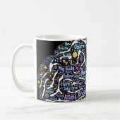 Mug Corps de méditation Art Word inspiré (Gauche)