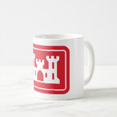 Mug Corps des ingénieurs américains DOD Military (Devant droit)