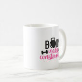 Mug Corps en construction avec poids (Devant droit)