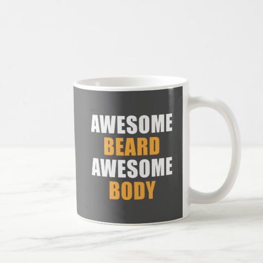 Mug Corps impressionnant de barbe impressionnante (Droite)