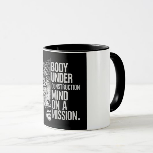 Mug | Corps | L'esprit | Motivation (Devant droit)