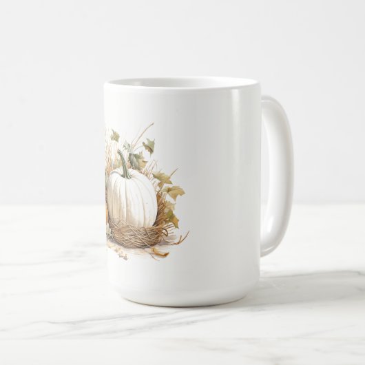 Mug Correctif Citrouille d'automne (Devant droit)