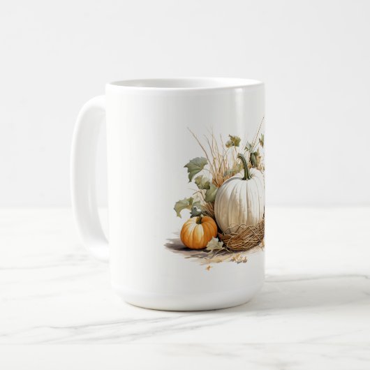 Mug Correctif Citrouille d'automne (Devant gauche)