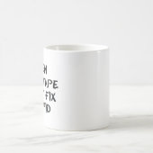 Mug correction de bande de conduit stupide (Centre)
