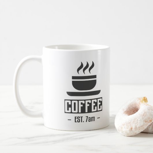 Mug Correction du café du matin (Avec donut)