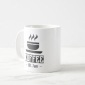 Mug Correction du café du matin (Devant gauche)