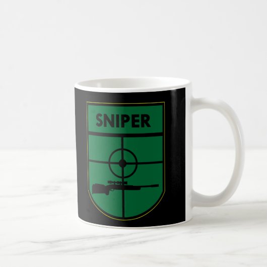 Mug Correction noire de tireur isolé (Droite)