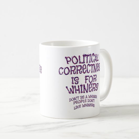 Mug Correction politique grossière (Devant droit)