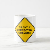 Mug Correction silencieuse de la grammaire (Centre)