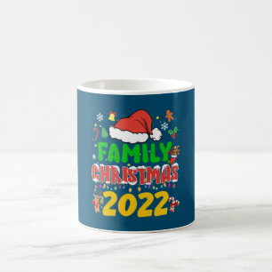 Mug Correspondance famille Noël 2022 Équipe Père Noël 