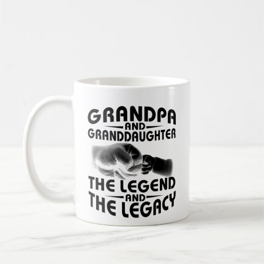Mug Correspondance Grand-Père Et Petite-Fille (Gauche)