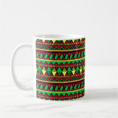 Mug Correspondance Kwanzaa Jaune Rouge Noir Vert (Gauche)