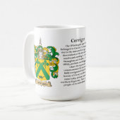 Mug Corrigan, l'origine, la signification et la crête (Devant gauche)