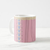 Mug Corset Féminin Rose Lacé (Devant gauche)