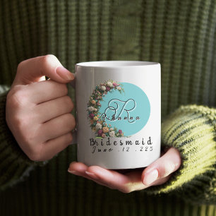 Mug cortège de demoiselles d'honneur personnalisé avec