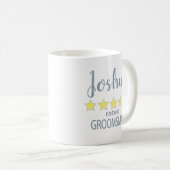 Mug Cortège de Mariage & de Mariée 5 Étoiles Garçon d' (Devant droit)