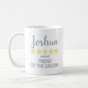 Mug Cortège de Mariage & de Noce 5 Étoiles Ami du Mari