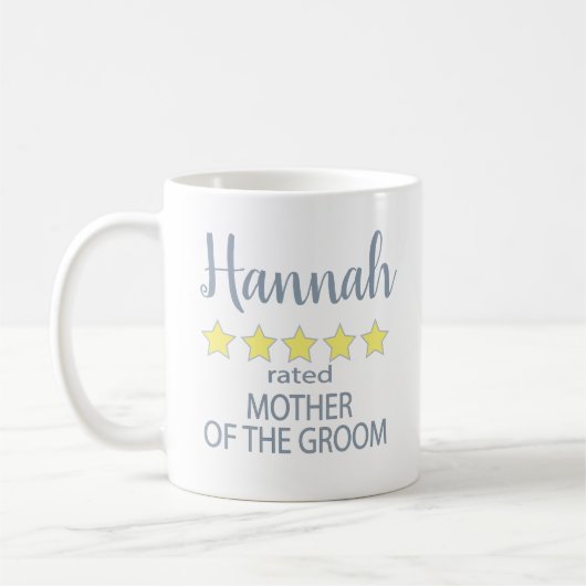 Mug Cortège de Mariage & de Noce 5 Étoiles Mère du Mar (Gauche)