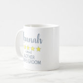 Mug Cortège de mariage et de mariée 5 étoiles Mère du  (Devant gauche)