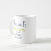 Mug Cortège de Mariage et de Noce 5 Étoiles Matrone d' (Devant gauche)