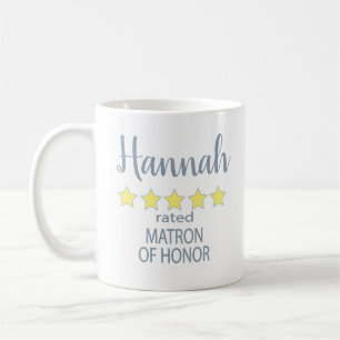 Mug Cortège de Mariage et de Noce 5 Étoiles Matrone d'