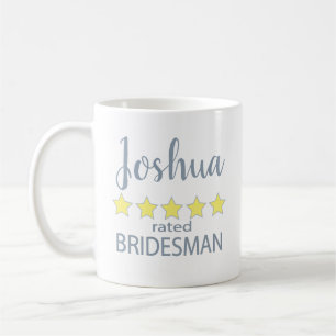 Mug Cortège de mariage et mariage 5 étoiles Bridesman
