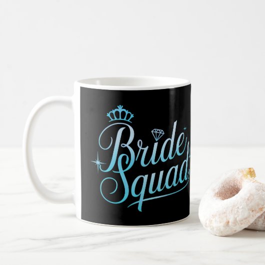 Mug Cortège de Mariée Équipe Demoiselle d'Honneur (Avec donut)