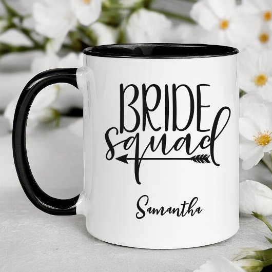 Mug Cortège de mariée personnalisé
