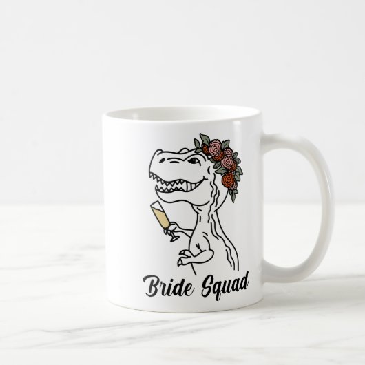 Mug Cortège de mariées de la brigade des dinosaures En (Droite)