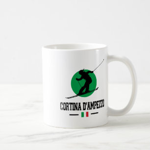 Mug Cortina D'ampezzo Italie Station de ski Alpes Ital