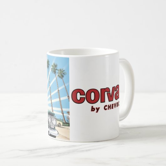 Mug Corvair Pop Art (Devant droit)