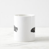 Mug Corvette 2008 : Voiture de sport : Finition noire (Centre)