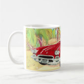 Mug Corvette classique en Palm Grove Art (Gauche)