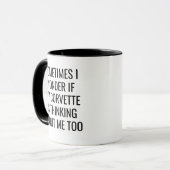 Mug Corvette Funny Car Lover (Devant gauche)