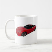 Mug Corvette rouge (Gauche)