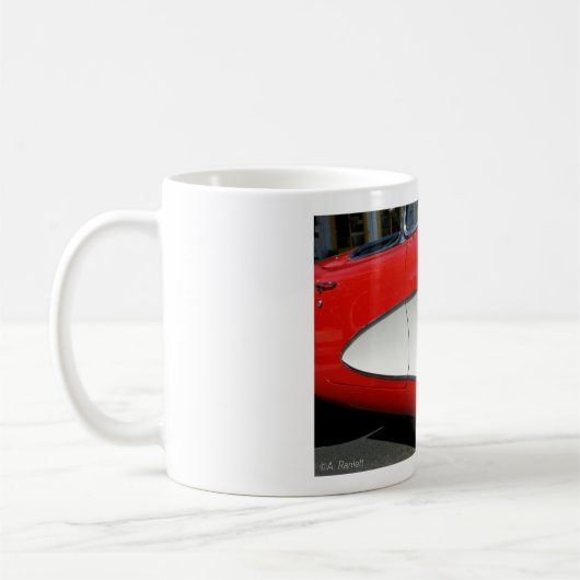 Mug Corvette rouge (Gauche)