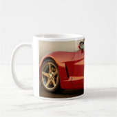 Mug Corvette Rouge Saint-Valentin (Gauche)