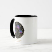 Mug Cosmic Blooms – Celestial Floral Mandala flowers (Devant gauche)