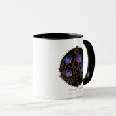 Mug Cosmic Blooms – Celestial Floral Mandala flowers (Devant droit)
