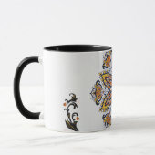 Mug Cosmic Blossom – Conception de Mandala Mystique (Gauche)