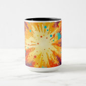 Mug Cosmic Burst Abstract Splatter Art (Centre)