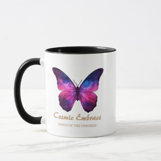 Mug Cosmic Butterfly Galaxy Wings (Gauche)