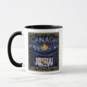Mug Cosmic Canada Nature Celestial Art (Gauche)
