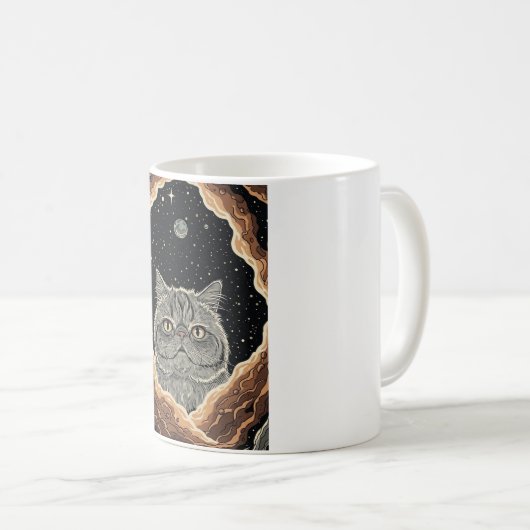 Mug Cosmic Cat (Devant droit)