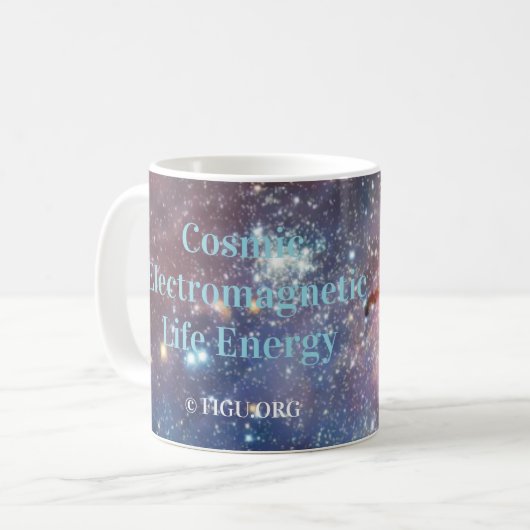 Mug Cosmic Electromagnetic Life Energy (Devant gauche)