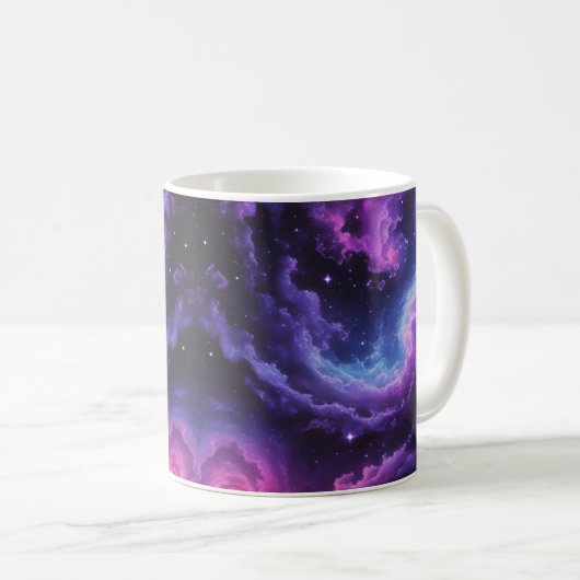 Mug Cosmic Galaxy Nebula Abstract Space Art Design (Devant droit)