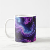 Mug Cosmic Galaxy Nebula Abstract Space Art Design (Gauche)