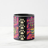 Mug Cosmic Glacière Cat Retro - 80s/90s Style de dessi (Centre)