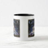 Mug Cosmic Greece Ancient Temple Celestial Art (Centre)